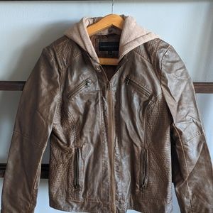 Faux Leather Jacket